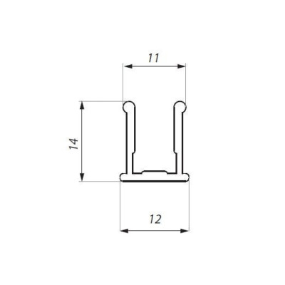 TS-FIXCOV2630-95AX - KRYT PROFILU