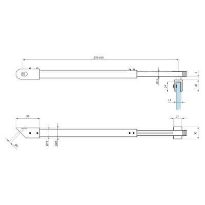 JH003ADJ/450SC - Rúra zavetrovacia