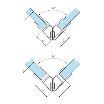 Magnetické tesnenie sprchového kúta, tesnenie na sklo