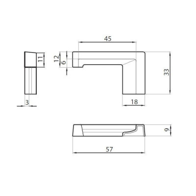 TGMB-01R BL - koncovka prahu