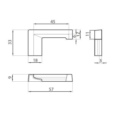 TGMB-01L BL - koncovka prahu