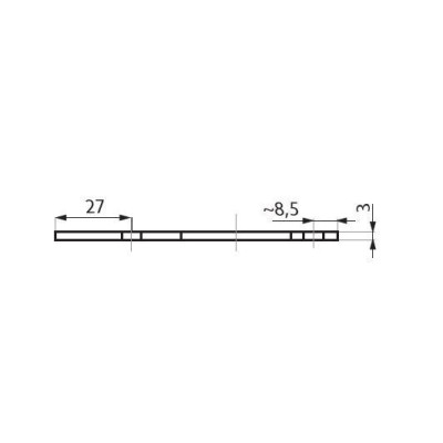 PD15-5SSS - Komplet dištančných podložiek