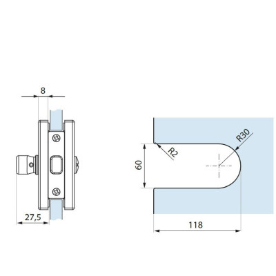 TGMHLI10S PSS Magnetický zámok