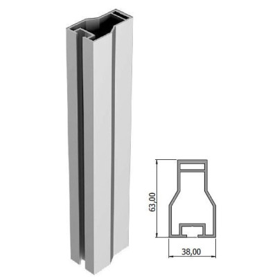 TR-6338-5600-AL - Stĺpik zábradlia