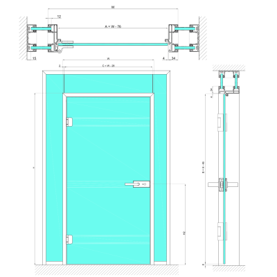 OFC-4S-LED-B - Profil H LEDON