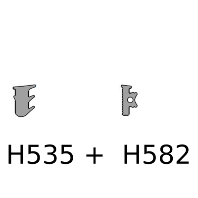 H582A-G - Těsnění pro profil