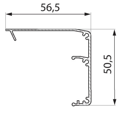 TSF-COV4000 NABL - Krytka pre systém Vetro Frame