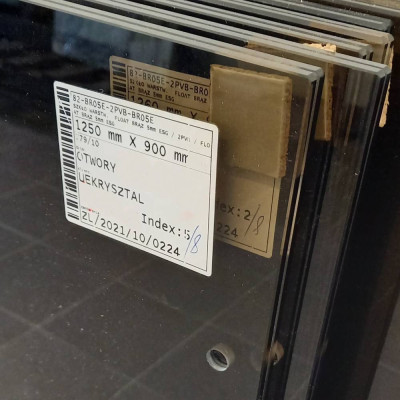 PREDANÉ! - 7ks skla 55.4 na zábradlie