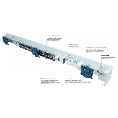 DMM6036693 - Oboustranný tlumený dojezd DORMOTION M