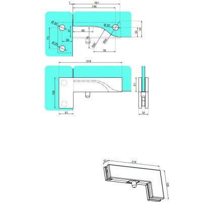 GHD-140-SSS - Závěs