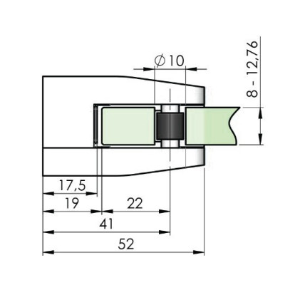 B2600000B - Bodový úchyt /4ks/