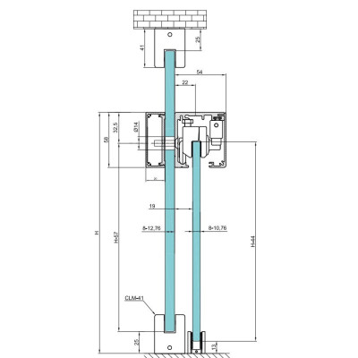 NTMON5820B2200AL - Základní profil 2,2m