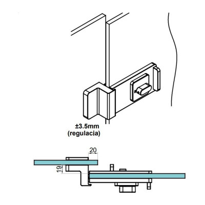 NTP304SS - Protikus k zámku