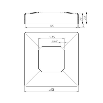 B144511050CB - Kryt na stĺpik