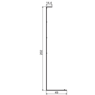 BM00452500TF - Krycia lišta pre Y bočný profil