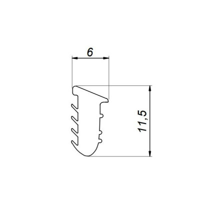 tesnenie   pre profil NLO-KP-3000
