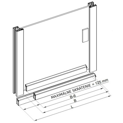 OFC-DS-930-SS - Padací prah