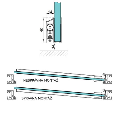 OFC-DS-1030-NA - Padací prah