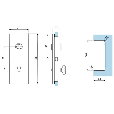 TGMVLI10S PSS Magnetický zámok