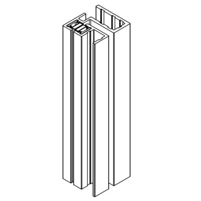 Profil a magnetické tesnenie sprchového kúta, tesnenie na sklo