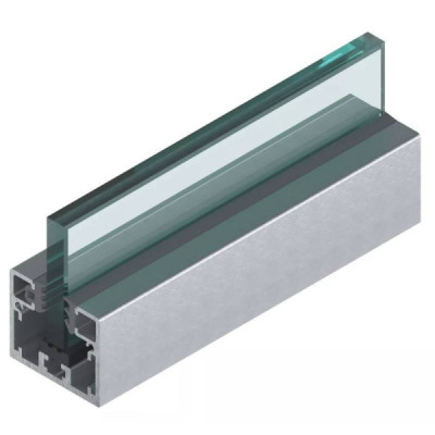 CLM-3642-G-3000-AL - Montážní lišta "U" 36x42 mm