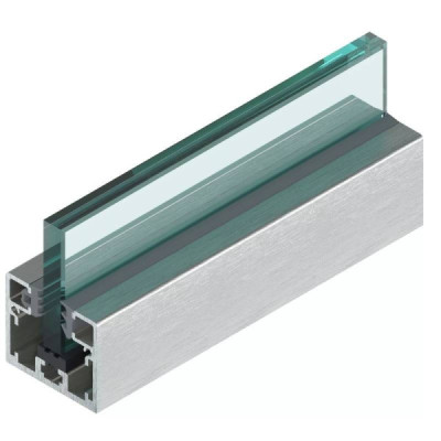 CLM-3642-G-3000-SS - Montážna lišta "U" 36x42 mm