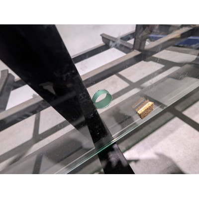 Float sklo s otvormi 4mm – 2162 x 630 mm