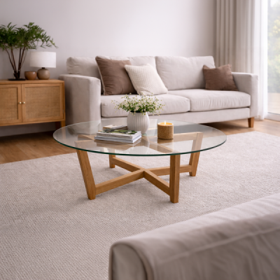 SKLO - ESG float 6 mm kruh 1450mm