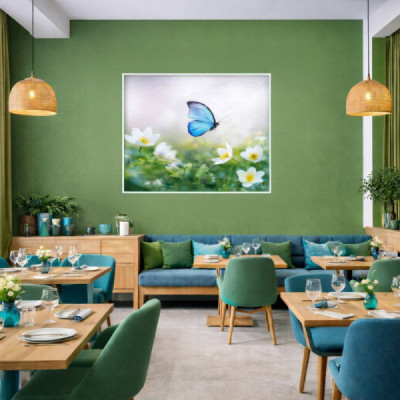 SKLO - ESG float Optiwhite 6 mm grafika 1740x1815mm