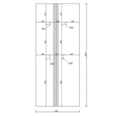 SKLO - ESG Moru 8 mm 2578x1095mm