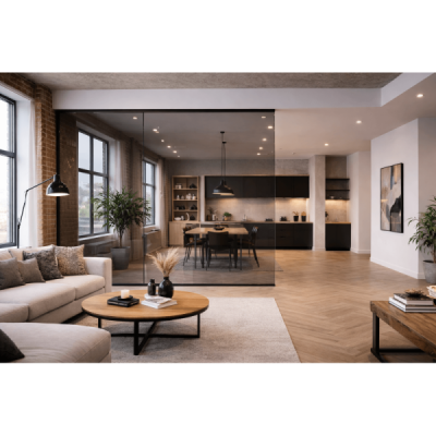 Float sklo grafit 4mm – 1130 x 259 mm