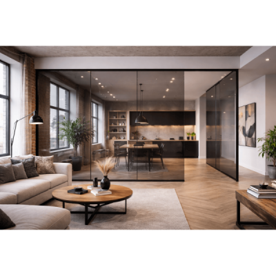 Float sklo grafit 4mm – 1130 x 259 mm