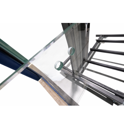 Float sklo s otvormi 4mm – 2162 x 630 mm