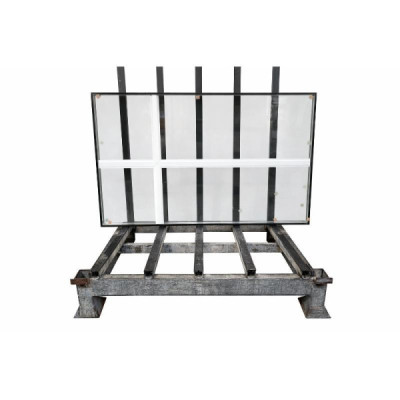 Izolačné 2-sklo 694 × 1225 mm mriežka biela 9010