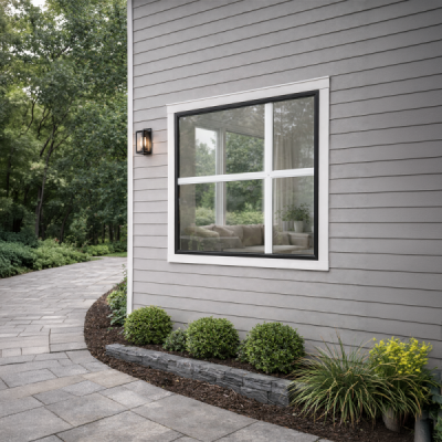 Izolačné 2-sklo 694 × 1225 mm mriežka biela 9010