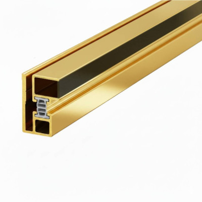 SHMW-SET PBC - Tesniaci set na sprchovacie kúty - hliníkové profily s magnetom montáž na stenu - sklo 90°