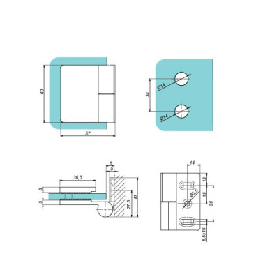 VER-SLIM-90-R-G - Záves zdvíhaný pravý