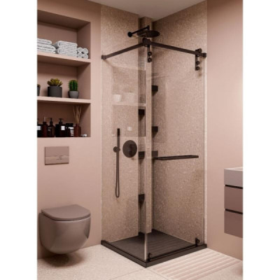 SHS-UNISET BL - Sada stena - stena (jeden posuvný panel) Lucca