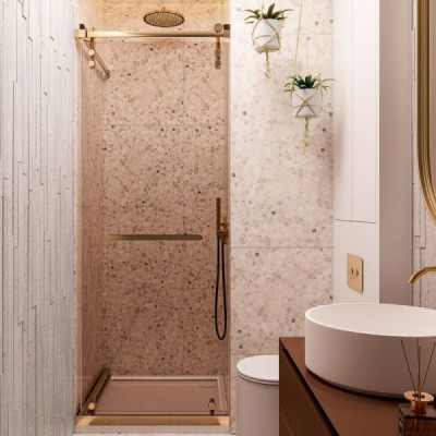 SHS-UNISET PBCS - Sada stena - stena (jeden posuvný panel) Lucca