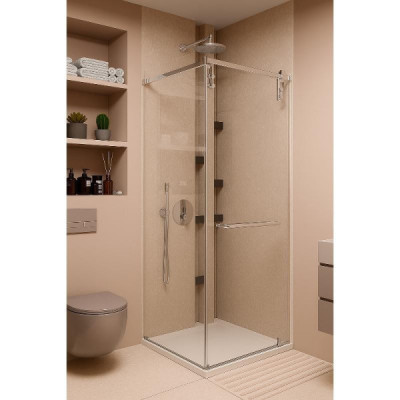 SHS-UNISET PSS - Sada stena - stena (jeden posuvný panel) Lucca