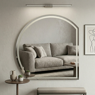 Zrkadlo 5 mm  kruh/atyp  1200x1200mm, pieskovanie