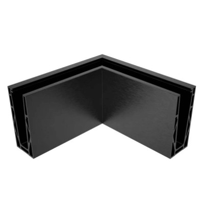 BM0004FDPR701690OUT - Vonkajší rohový profil pre sklenené zábradlia RAL 7016