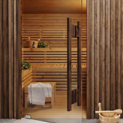 SWH01-425LWN - Drevené madlo určené pre sauny