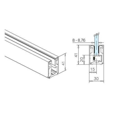 MC PC 6 B - KOTVIACI PROFIL 3m - SET